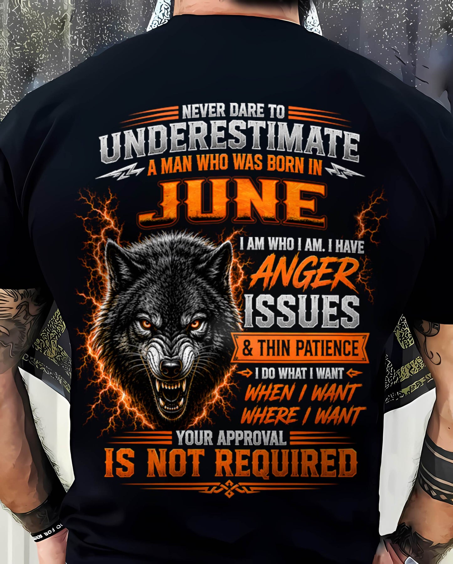 JUNE MAN I DO WHAT I WANT SHIRT - FOR MAN - TLEE06 (SKU2608-244-06)