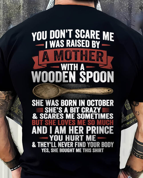OCTOBER - SHE RAISED ME STRONG AND FEARLESS - FROM MOM - TLEE10 (SKU2604-85-10)