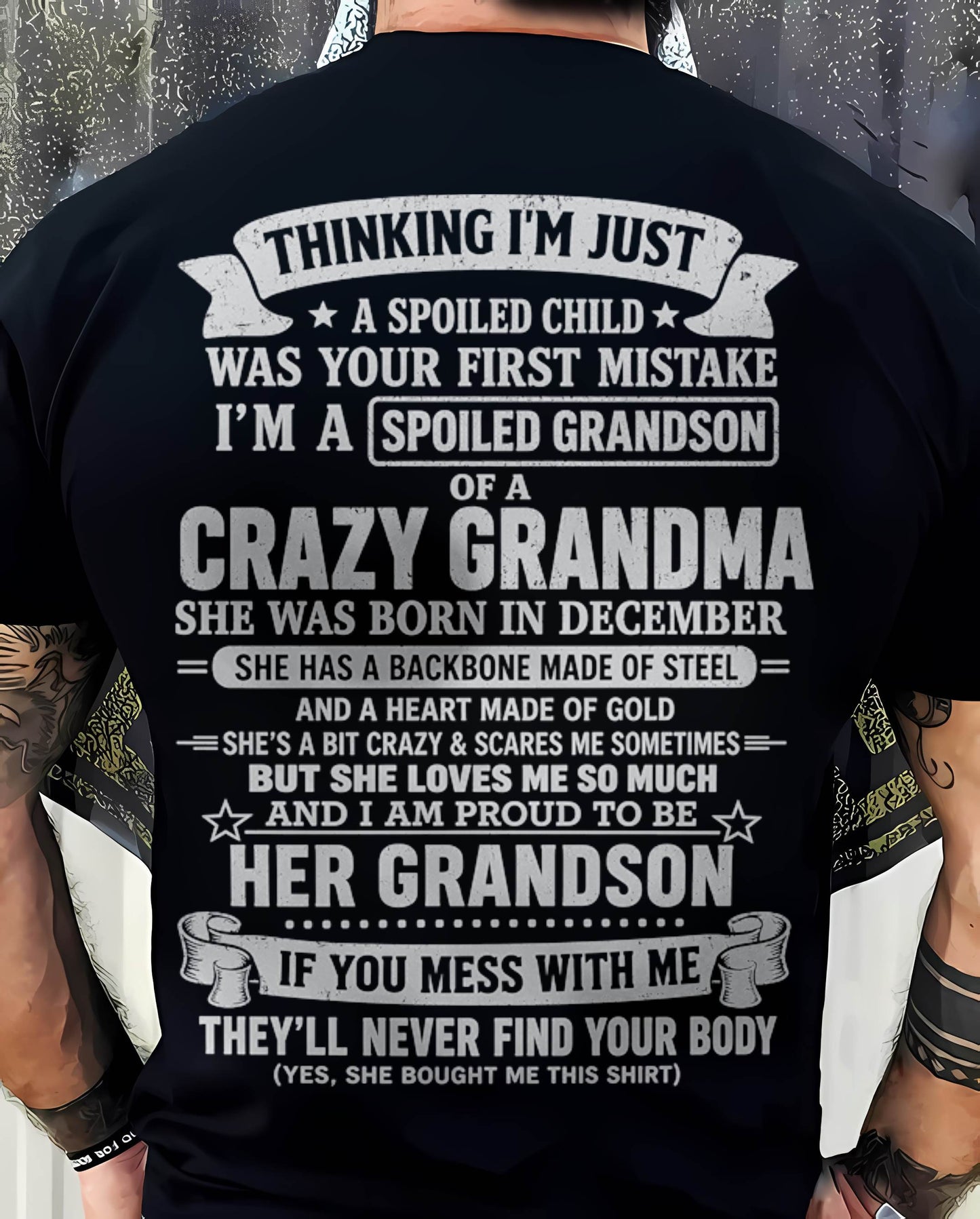 DECEMBER - GRANDMA’S PROTECTION MODE: ON - FROM GRANDMA - TLEE12 (SKU2607-06-12)