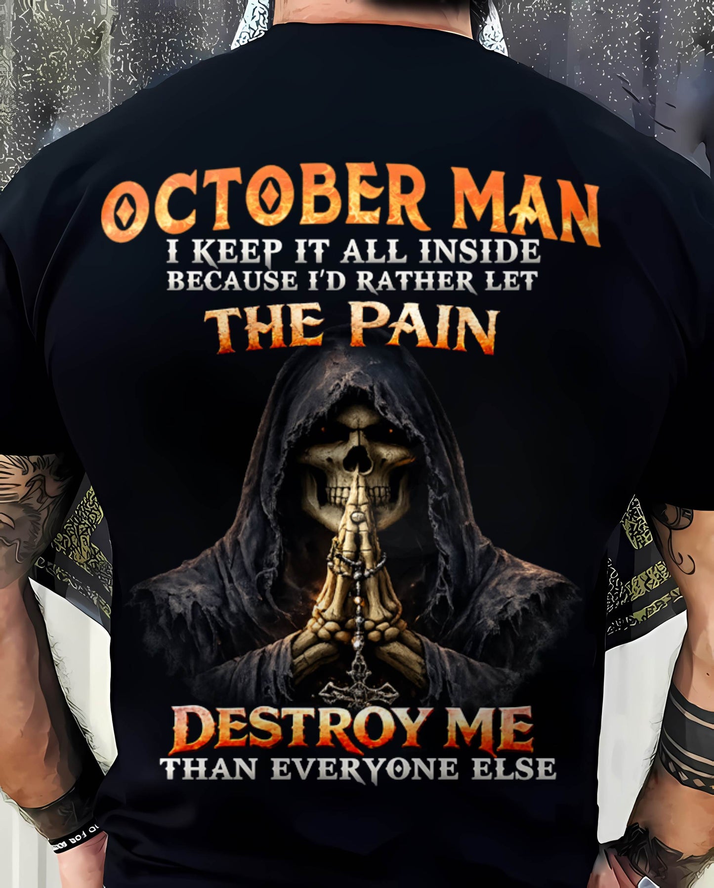 OCTOBER MAN THE PAIN DESTROYS ME - FOR MAN - TLEE10 (SKU2606-116-10)