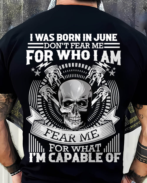 JUNE – DON’T FEAR ME FOR WHO I AM, FEAR ME FOR WHAT I’M CAPABLE OF - FOR MAN - TLEE06 (SKU2604-199-06)