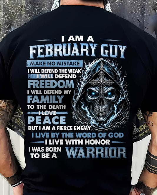 FEBRUARY GUY – NEVER BACK DOWN - FOR MAN - TLEE02 (SKU2607-271-02)