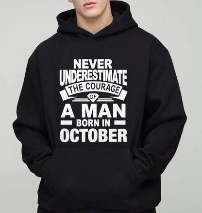 OCTOBER BORN MAN : COURAGE STRENGTH & PRIDE - FOR MAN - TLEE10 (SKU2606-126-10)