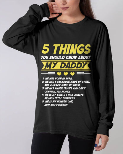 APRIL - 5 THINGS YOU SHOULD KNOW ABOUT MY DADDY - FROM DAD - TLEE04 (SKU2606-53-04)