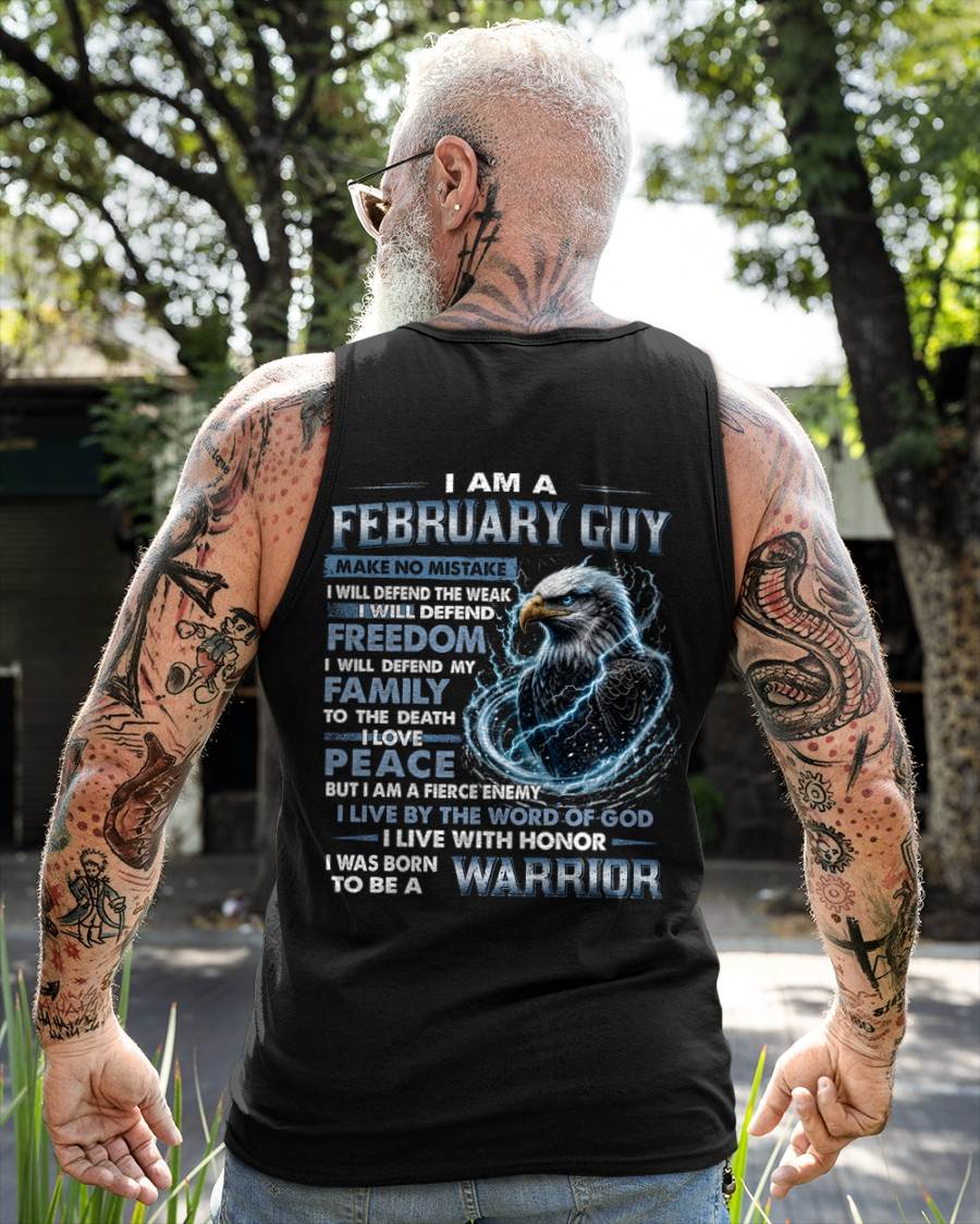 FEBRUARY GUY – DEFENDER OF FREEDOM - FOR MAN - TLEE02 (SKU2607-272-02)