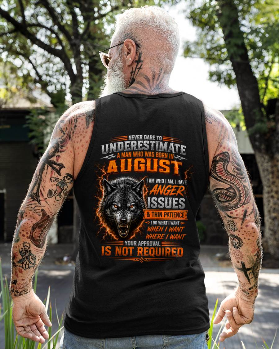 AUGUST MAN I DO WHAT I WANT SHIRT - FOR MAN - TLEE08 (SKU2608-244-08)