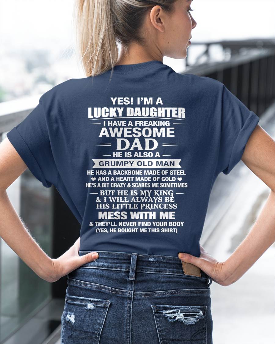 BEHIND EVERY STRONG GIRL IS AN AWESOME DAD - FROM DAD - TLEE00 (SKU2605-405-00)