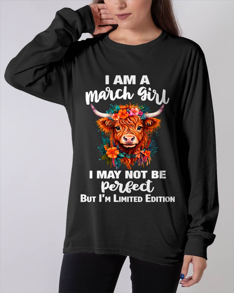 MARCH GIRL ONE OF A KIND TEE - FOR WOMEN - TLEE03 (SKU2607-296-03)