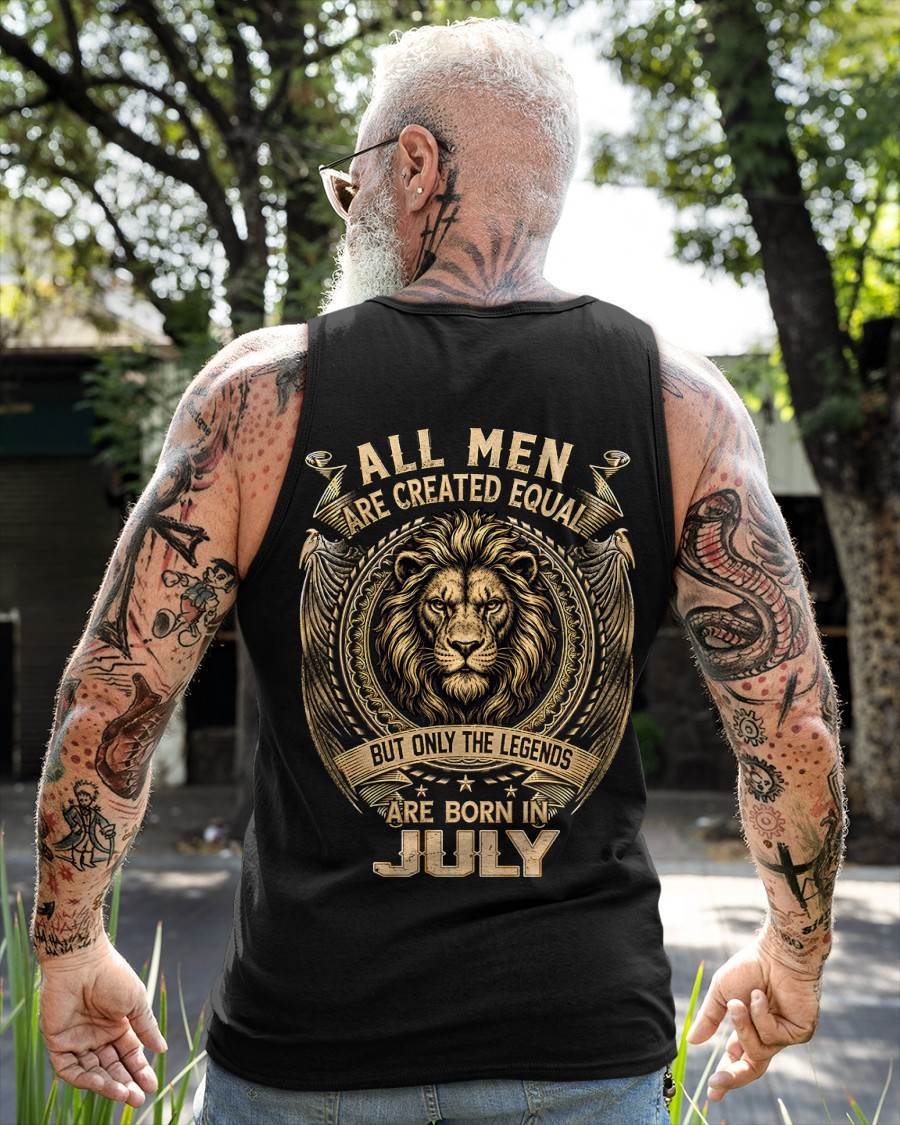 JULY BORN LEGEND SHIRT – LION KING - FOR MAN - TLEE07 (SKU2606-177-07)