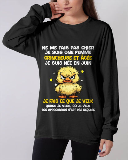 JE SUIS UNE FILLE DE JUIN - POUR FEMME - TLEE06 (SKU2604-119-06)