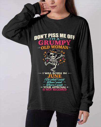 JUNE - SASSY INDEPENDENT WOMAN FUNNY QUOTE - FOR WOMEN - TLEE06 (SKU2603-70-06)