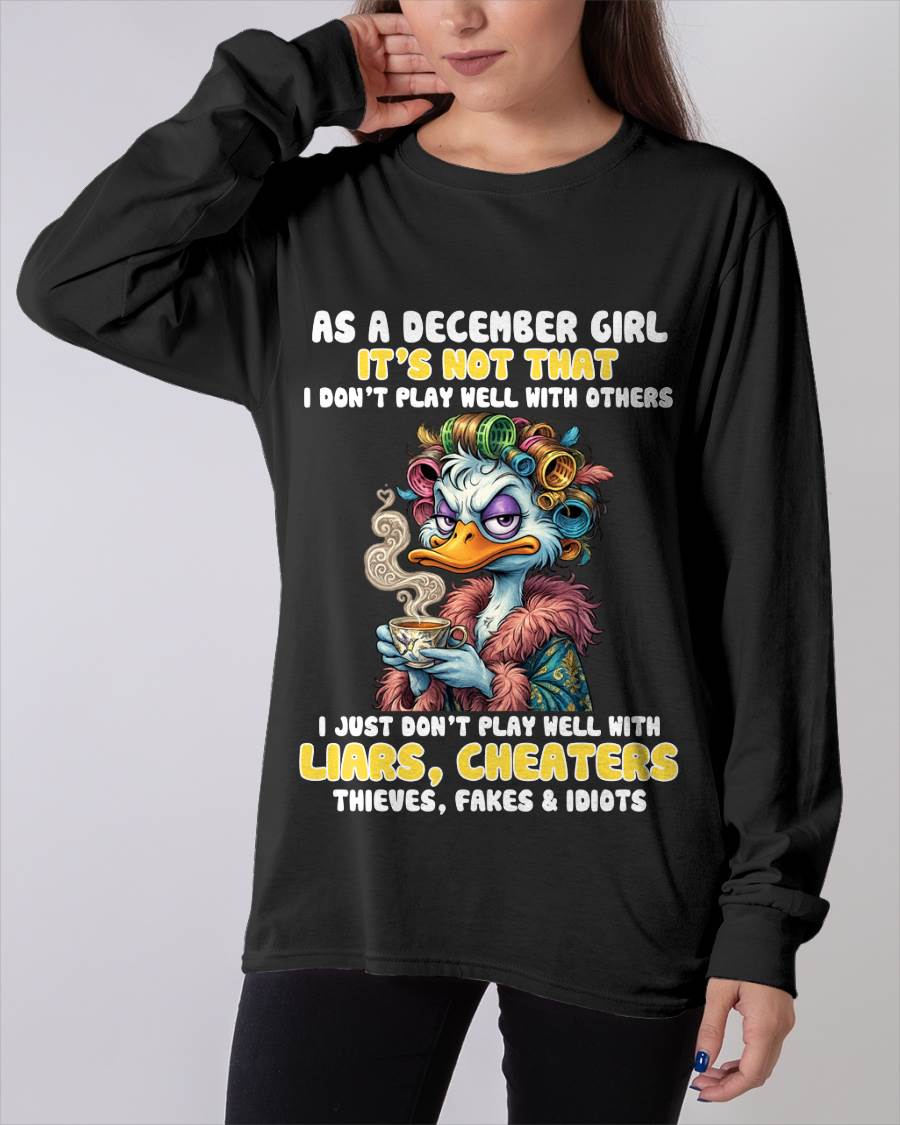 AS A DECEMBER GIRL, I PLAY NICE BUT SELECTIVELY - FOR WOMEN - TLEE12 (SKU2604-29-12)