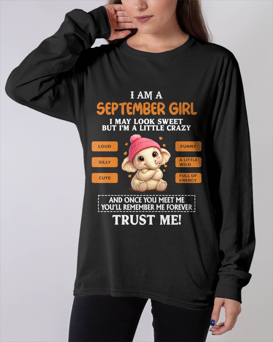 SEPTEMBER GIRL - SWEET, LOUD, AND A LITTLE WILD WITH AN UNFORGETTABLE VIBE - FOR WOMEN - TLEE09 (SKU2603-202-09)