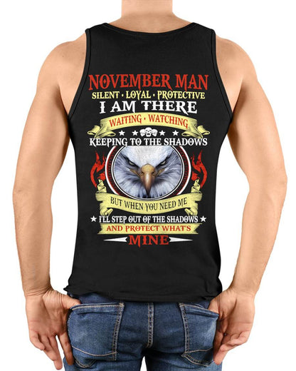NOVEMBER MAN - SILENT LOYAL PROTECTIVE I AM THERE WAITING WATCHING KEEPING TO THE SHADOWS - FOR MAN - TLEE11 (SKU2602-62-11)