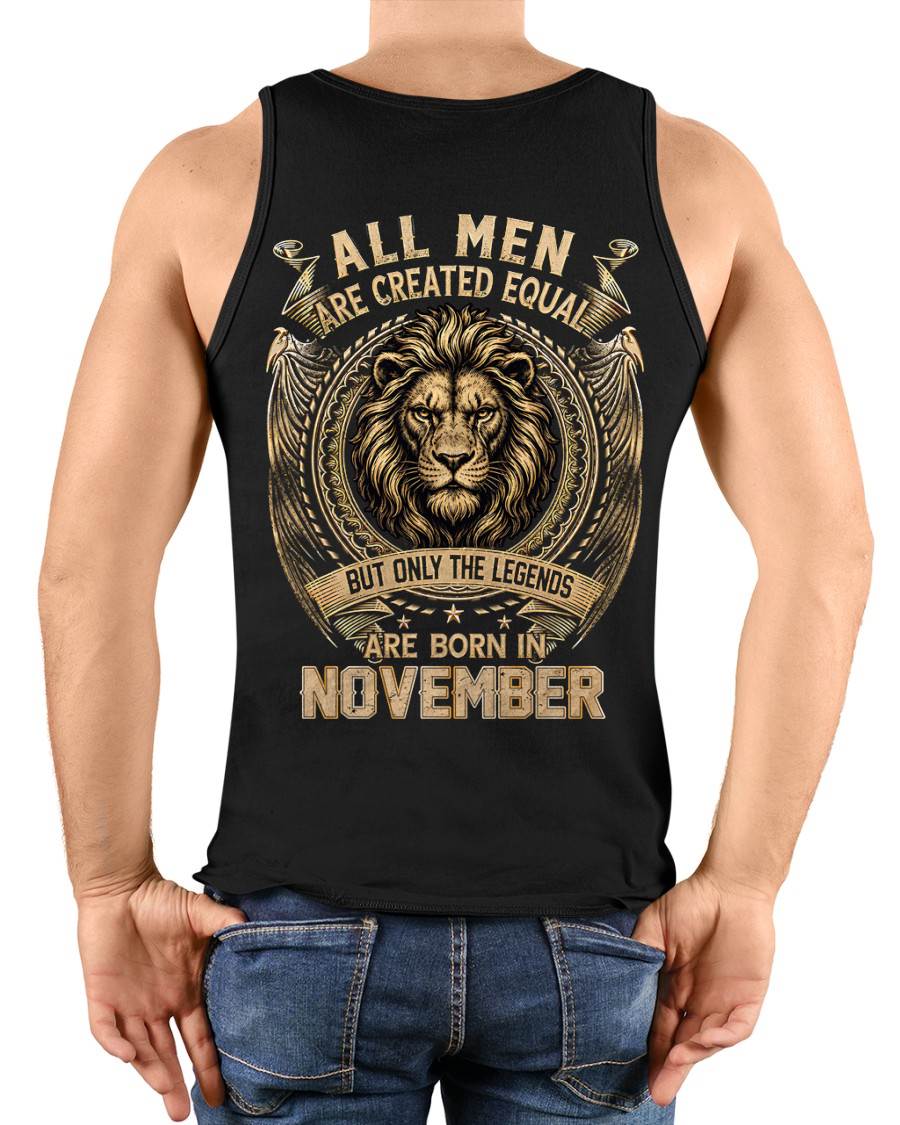 NOVEMBER BORN LEGEND SHIRT – LION KING - FOR MAN - TLEE11 (SKU2606-177-11)