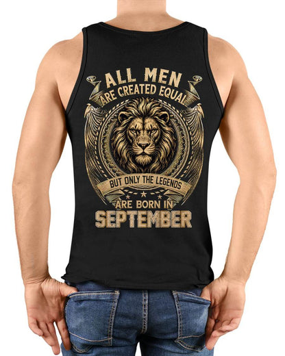 SEPTEMBER BORN LEGEND SHIRT – LION KING - FOR MAN - TLEE09 (SKU2606-177-09)