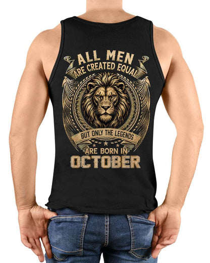 OCTOBER BORN LEGEND SHIRT – LION KING - FOR MAN - TLEE10 (SKU2606-177-10)