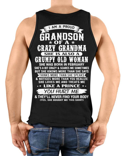 FEBRUARY - GRANDSON OF A CRAZY GRANDMA - FROM GRANDMA - TLEE02 (SKU2606-274-02)