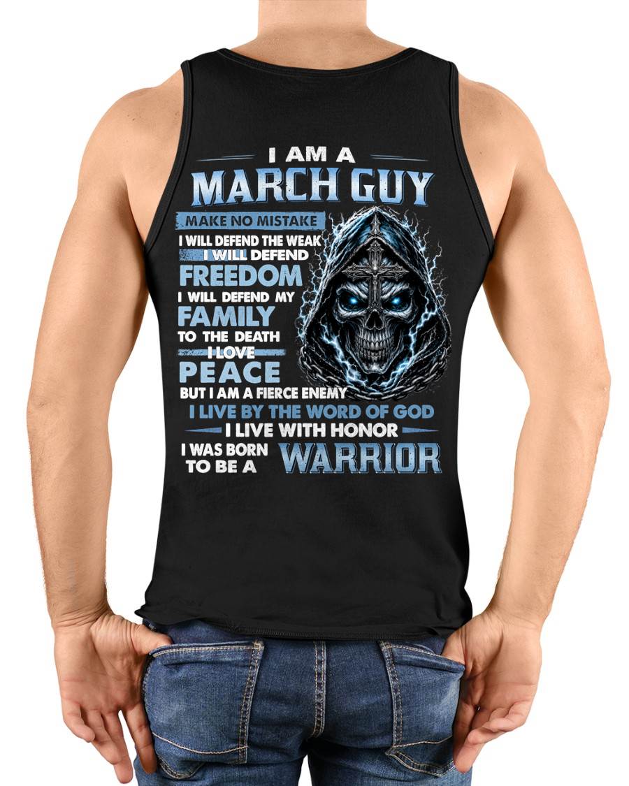 MARCH GUY – NEVER BACK DOWN - FOR MAN - TLEE03 (SKU2607-271-03)