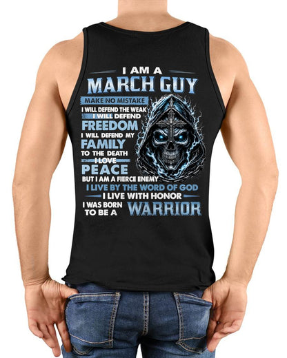 MARCH GUY – NEVER BACK DOWN - FOR MAN - TLEE03 (SKU2607-271-03)