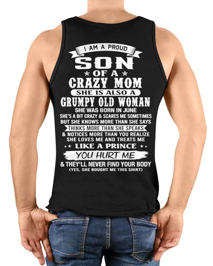 JUNE - PROUD SON OF A CRAZY MOM - FROM MOM - TLEE06 (SKU2606-127-06)
