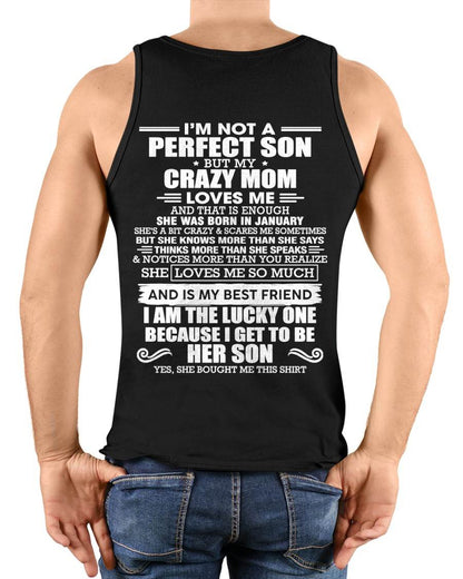 JANUARY MOM - SHE MAY BE CRAZY BUT SHE LOVES ME UNCONDITIONALLY - FROM MOM - TLEE01 (SKU2604-84-01)