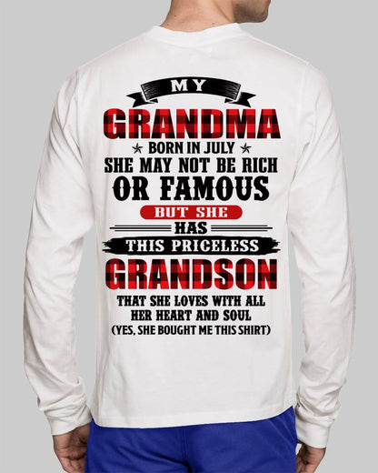 JULY GRANDMA - HER PRICELESS GRANDSON - FROM GRANDMA - TLEE07 (SKU2606-337-07)