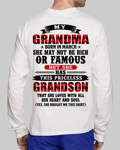 MARCH GRANDMA - HER PRICELESS GRANDSON - FROM GRANDMA - TLEE03 (SKU2606-337-03)
