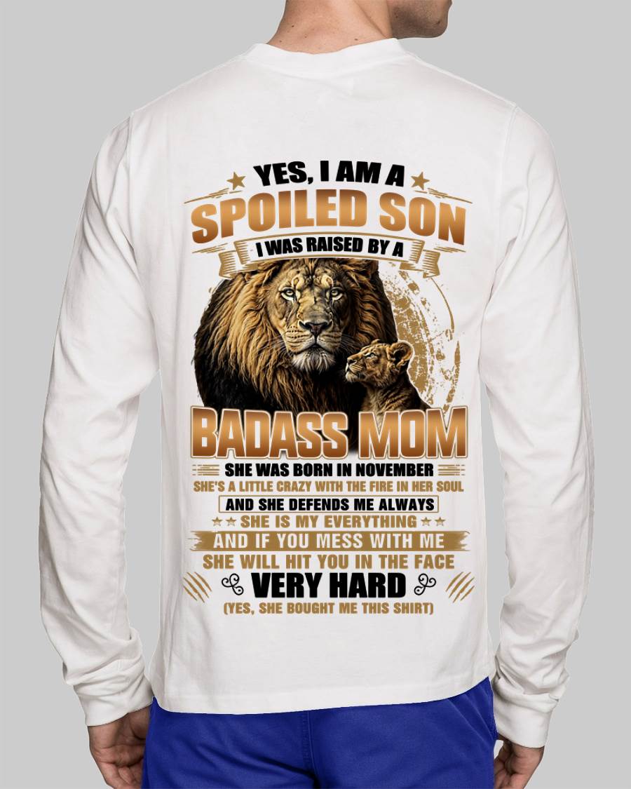 NOVEMBER MOM GIFT FOR SON SHIRT - FROM MOM - TLEE11 (SKU2605-404-11)