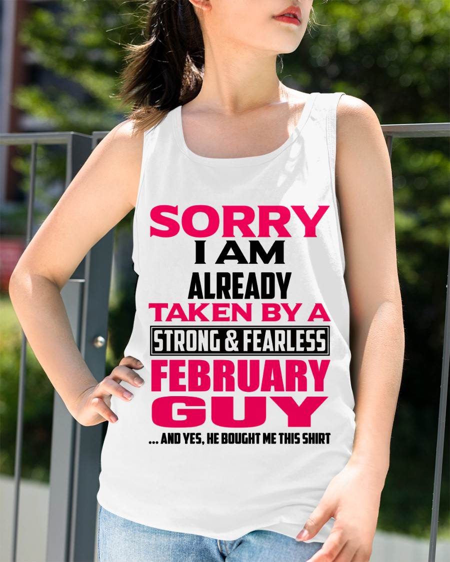MY FEBRUARY GUY BOUGHT ME THIS SHIRT - FROM HUSBAND - TLEE02 (SKU2605-65-02)