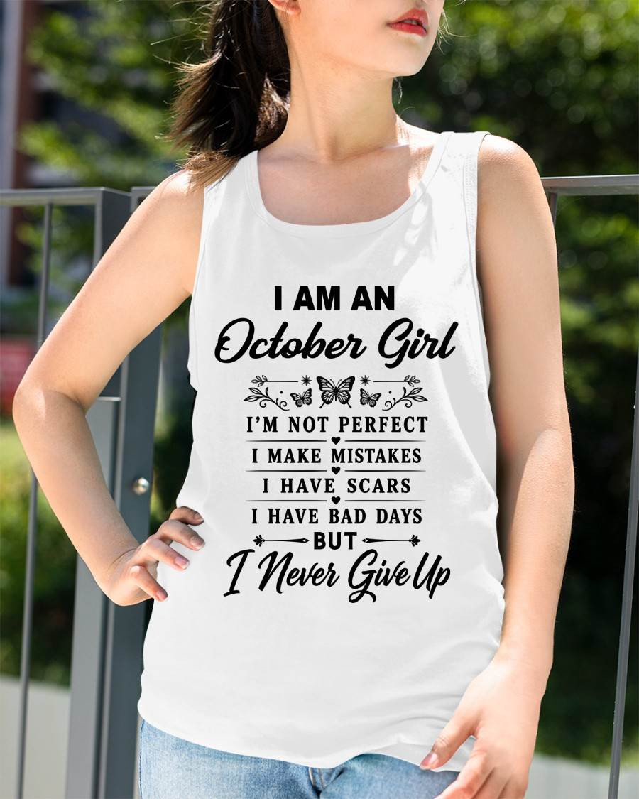 OCTOBER GIRL NEVER GIVE UP - FOR WOMEN - TLEE10 (SKU2606-378-10)