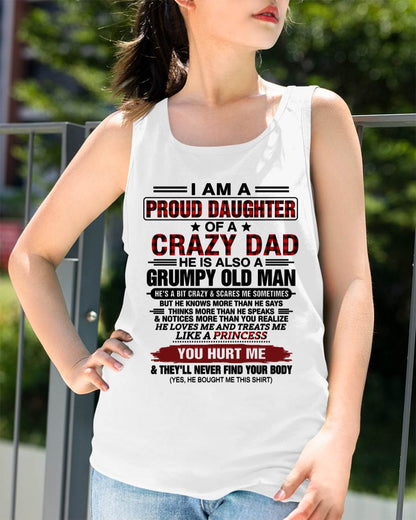 BEST DAD BEST DAUGHTER SHIRT - FROM DAD - TLEE00 (SKU2608-27-00)