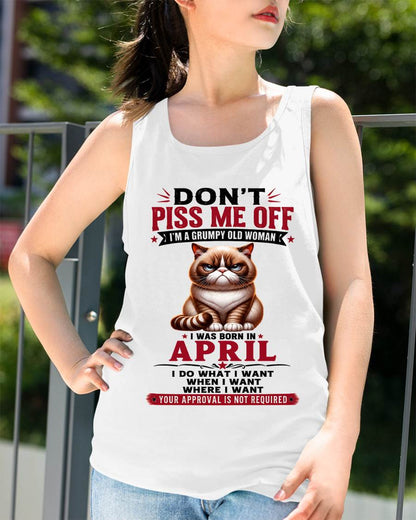 APRIL – ZERO PATIENCE FUNNY CAT - FOR WOMEN - TLEE04 (SKU2608-291-04)