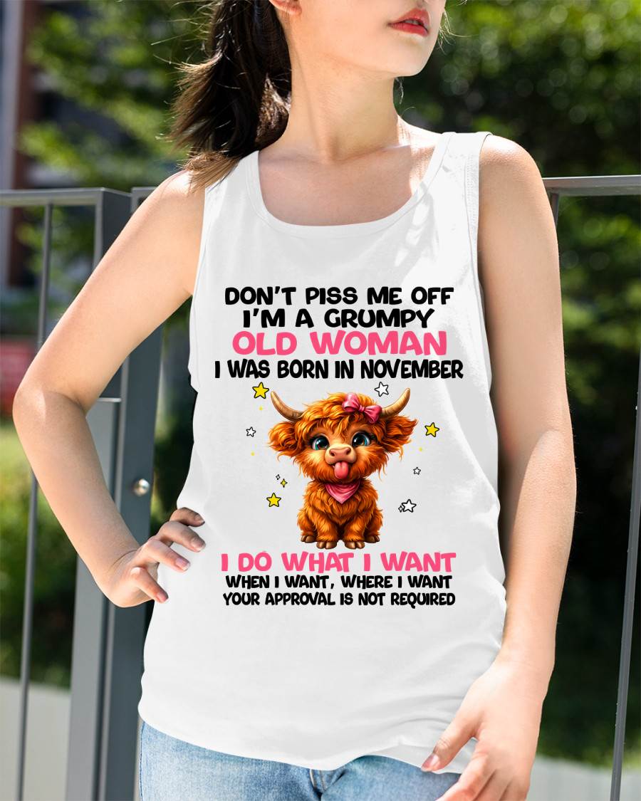 NOVEMBER GRUMPY LADY SHIRT - FOR WOMEN - TLEE11 (SKU2607-215-11)