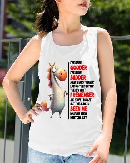 FUNNY SHIRT – GOODER BADDER HUMOR BIRTHDAY TEE - FOR WOMEN - TLEE00 (SKU2603-270-00)