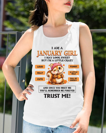 JANUARY GIRL - SWEET BUT A LITTLE CRAZY AND FULL OF ENERGY - FOR WOMEN - TLEE01 (SKU2603-126-01)