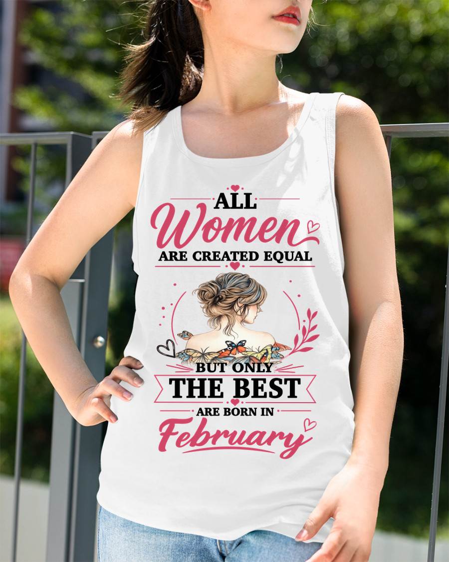 FEBRUARY GIRLS ARE SIMPLY THE BEST - FOR WOMEN - TLEE02 (SKU2604-316-02)