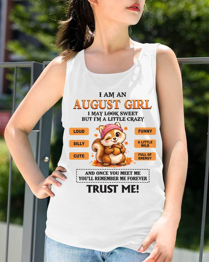 AUGUST GIRL - SWEET BUT A LITTLE CRAZY AND FULL OF ENERGY - FOR WOMEN - TLEE08 (SKU2603-126-08)