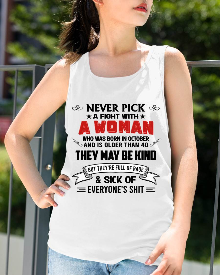 OCTOBER - I LOOK CALM, BUT I’M DONE EXPLAINING MYSELF - FOR WOMEN - TLEE10 (SKU26T-01304-10)