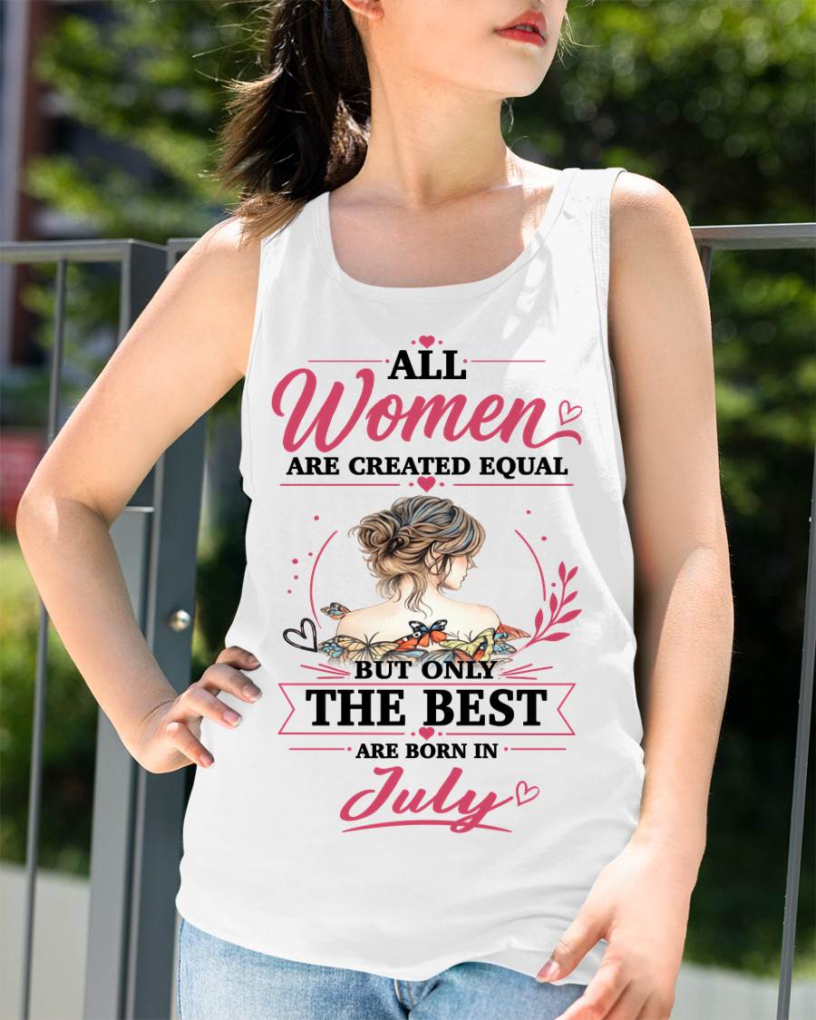 JULY GIRLS ARE SIMPLY THE BEST - FOR WOMEN - TLEE07 (SKU2604-316-07)