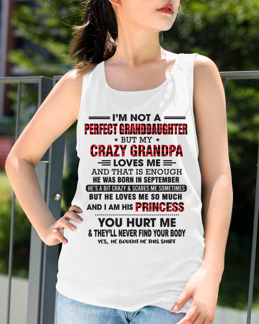 SEPTEMBER - I MAY NOT BE PERFECT, BUT I’M ALWAYS LOVED BY MY GRANDPA - FROM GRANDPA - TLEE09 (SKU26T-01285-09)
