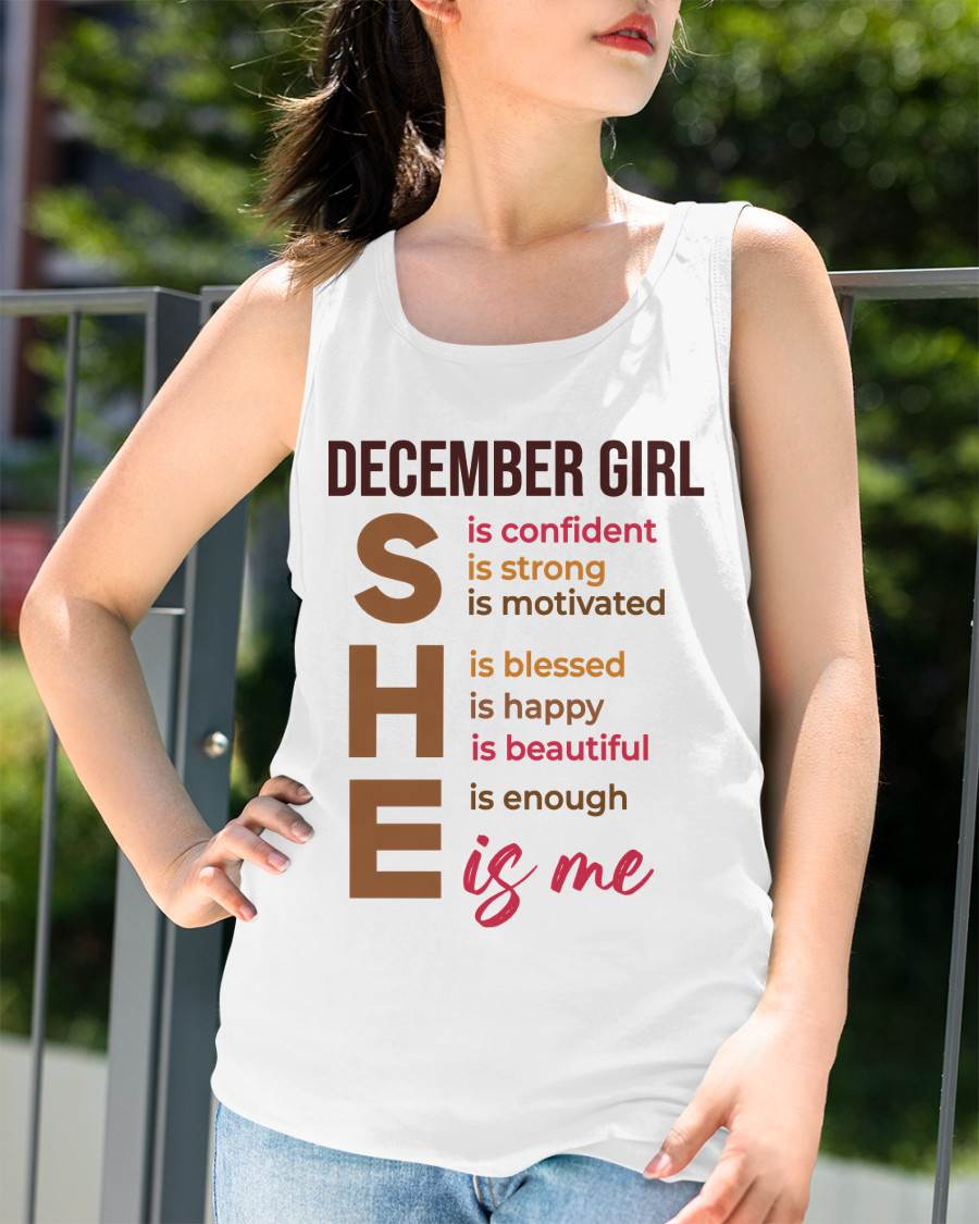 DECEMBER GIRL - SHE IS ME - FOR WOMEN - TLEE12 (SKU2607-164-12)
