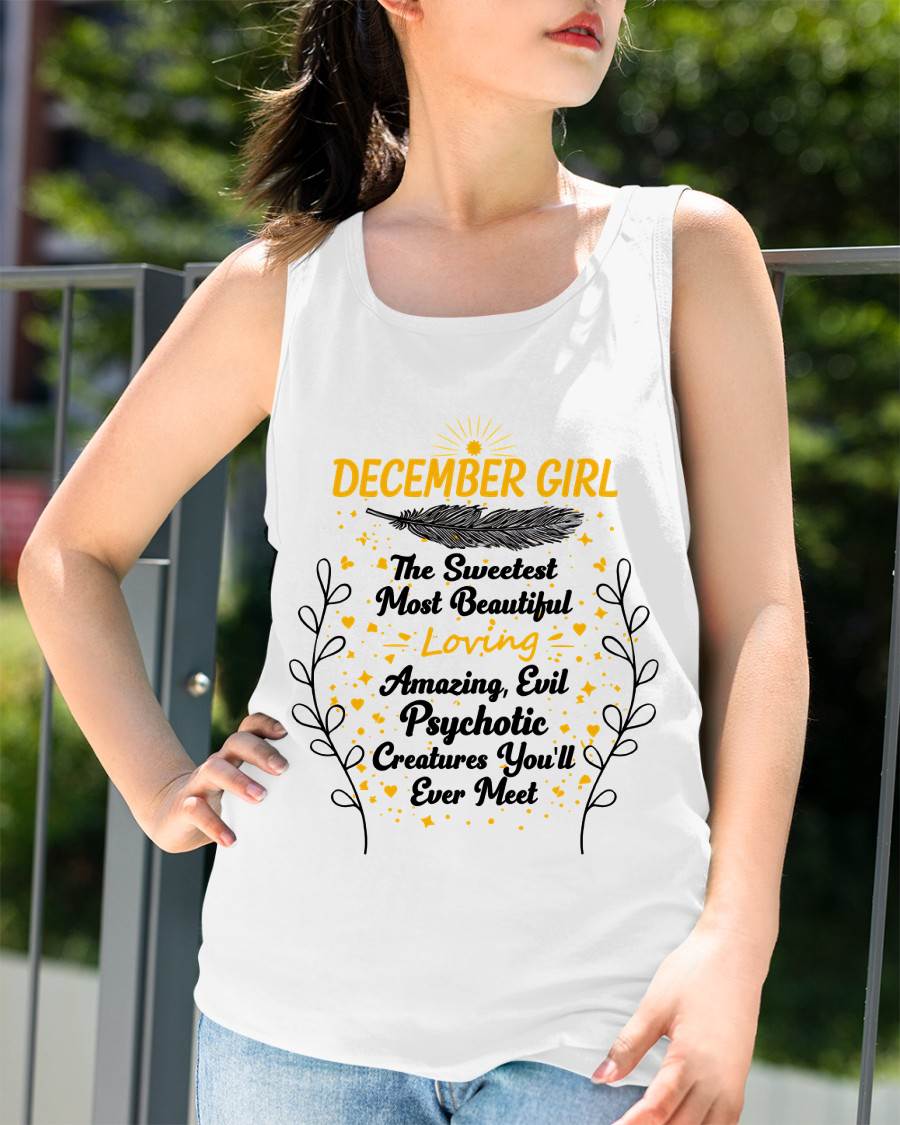DECEMBER GIRL – SWEET, BEAUTIFUL & A LITTLE PSYCHOTIC - FOR WOMEN - TLEE12 (SKU2603-297-12)