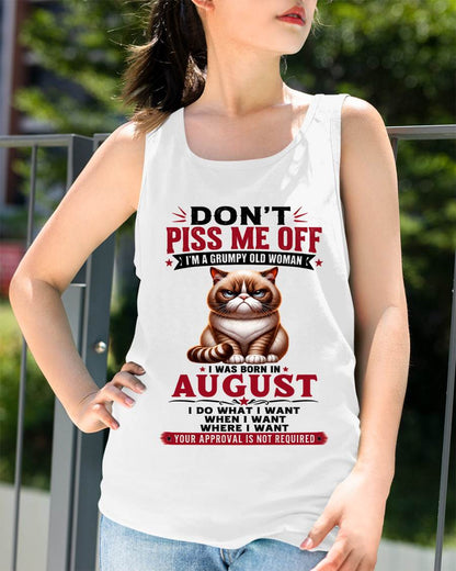 AUGUST – ZERO PATIENCE FUNNY CAT - FOR WOMEN - TLEE08 (SKU2608-291-08)