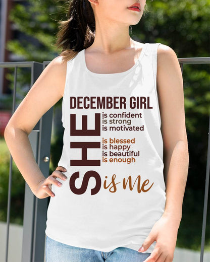 DECEMBER BORN GIRL – CONFIDENT & STRONG - FOR WOMEN - TLEE12 (SKU2605-04-12)