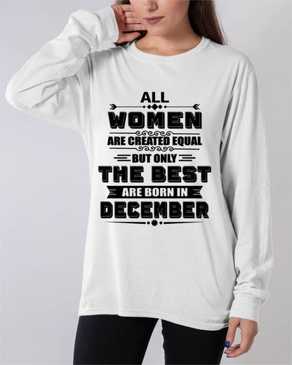DECEMBER GIRL – ALL WOMEN ARE CREATED EQUAL - FOR WOMEN - TLEE12 (SKU2604-50-12)