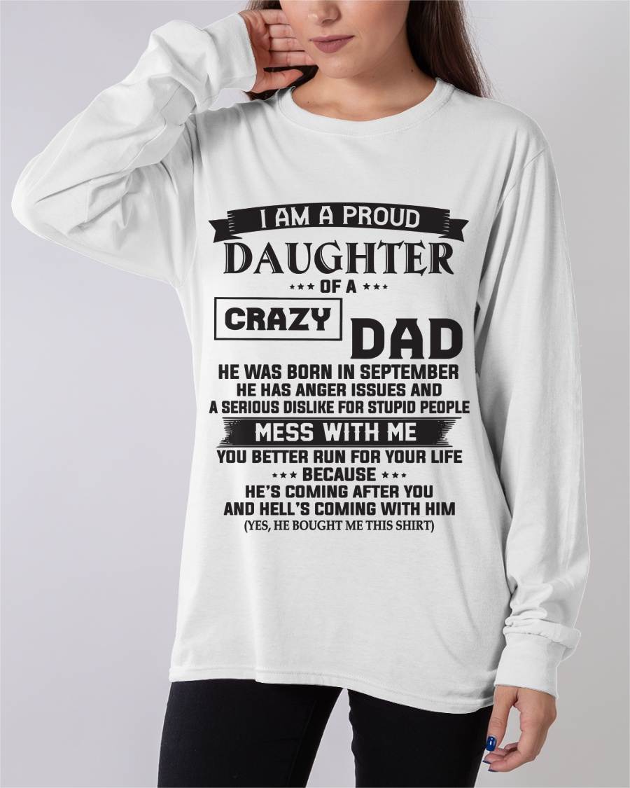 SEPTEMBER - I AM A PROUD DAUGHTER OF A CRAZY DAD - FROM DAD - TLEE09 (SKU10-96-09)