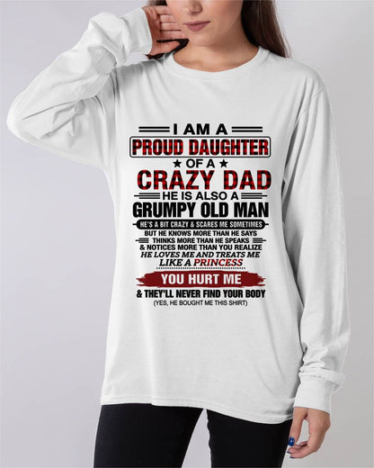 BEST DAD BEST DAUGHTER SHIRT - FROM DAD - TLEE00 (SKU2608-27-00)