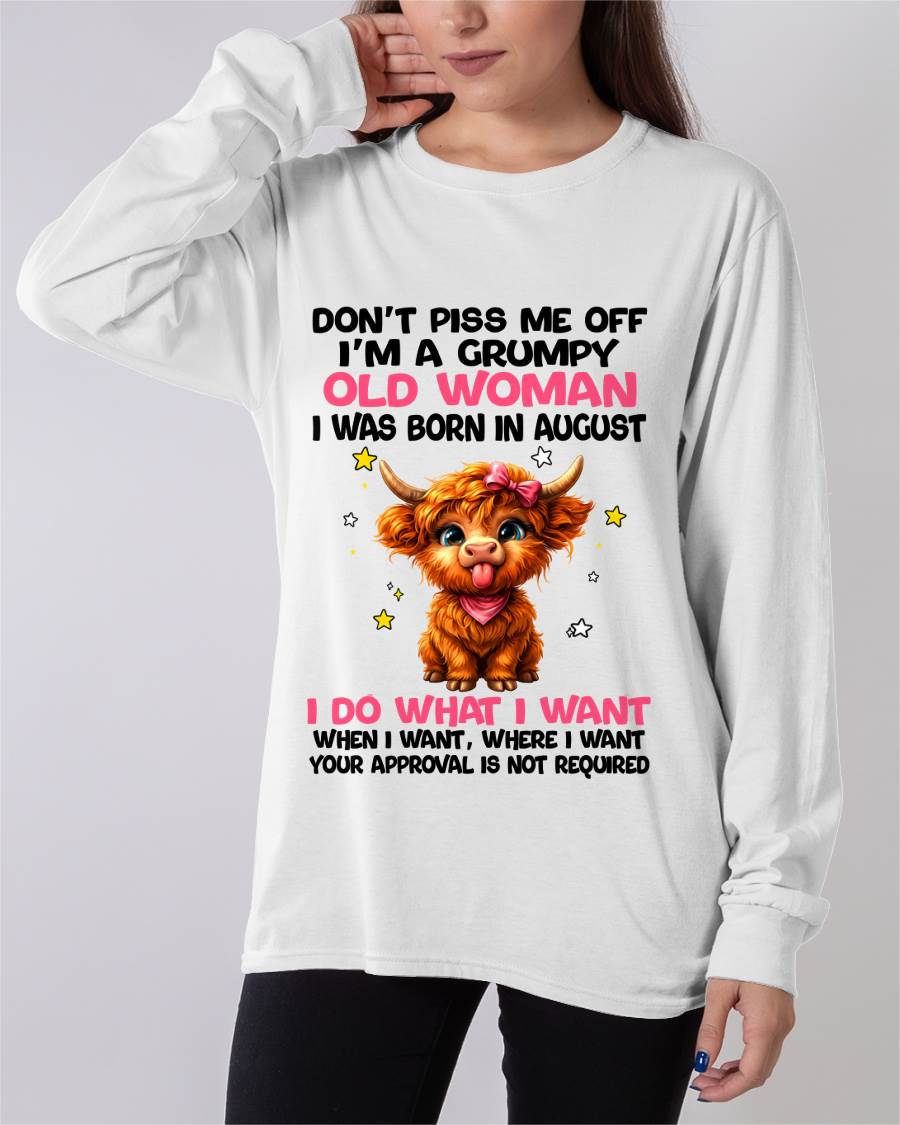 AUGUST GRUMPY LADY SHIRT - FOR WOMEN - TLEE08 (SKU2607-215-08)