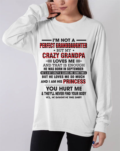 SEPTEMBER - I MAY NOT BE PERFECT, BUT I’M ALWAYS LOVED BY MY GRANDPA - FROM GRANDPA - TLEE09 (SKU26T-01285-09)